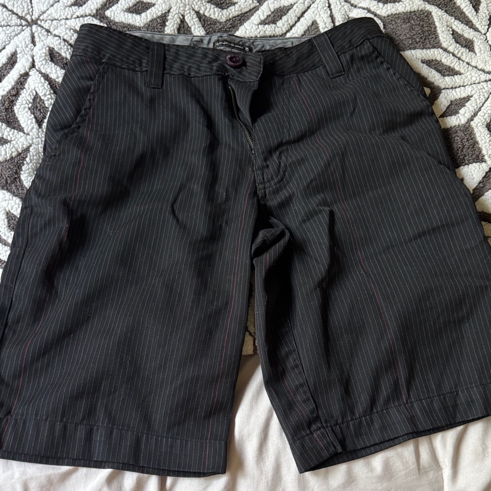 Rip Curl Black Pinstripe Kids Shorts